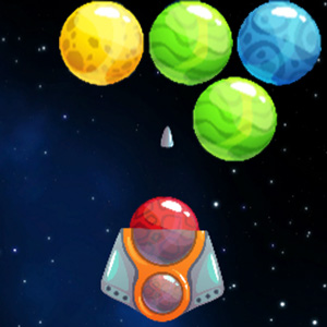 Bubble Shooter Planet Game